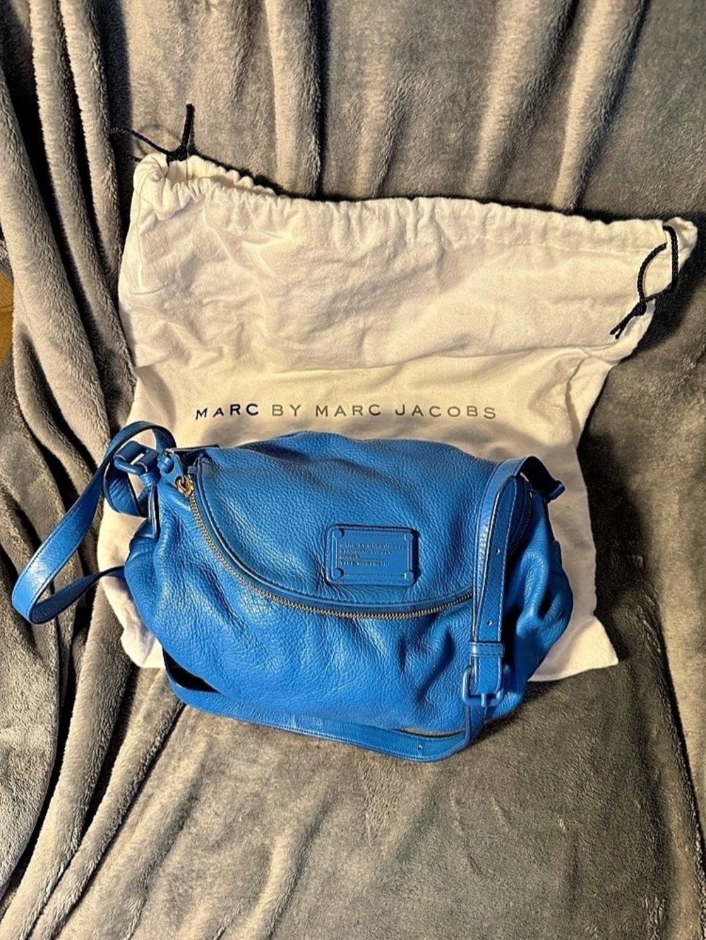 Marc by Marc Jacobs Classic Q Natasha Bag in Electric Blue Lemonade Used